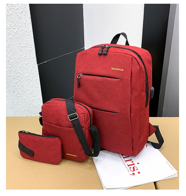 3 pcs backpack sets