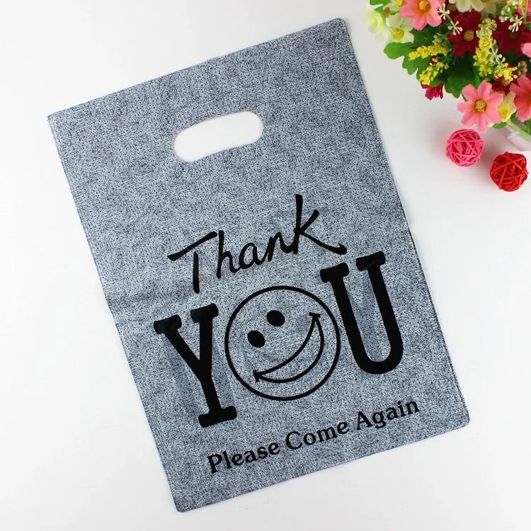 Medium thank you plastic(100 pieces)