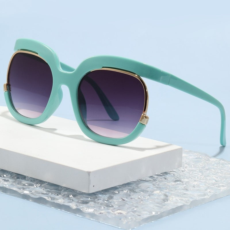 shady round frame sunglasses