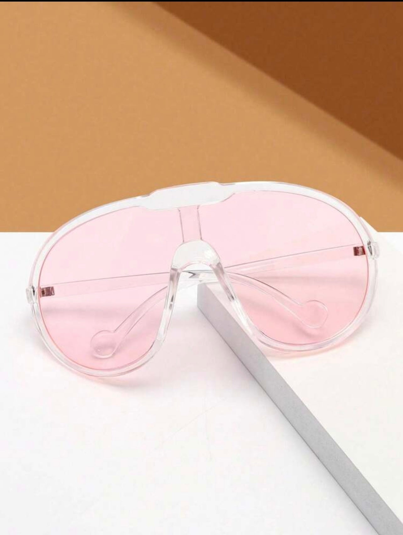 Large frame seamless sunglasses