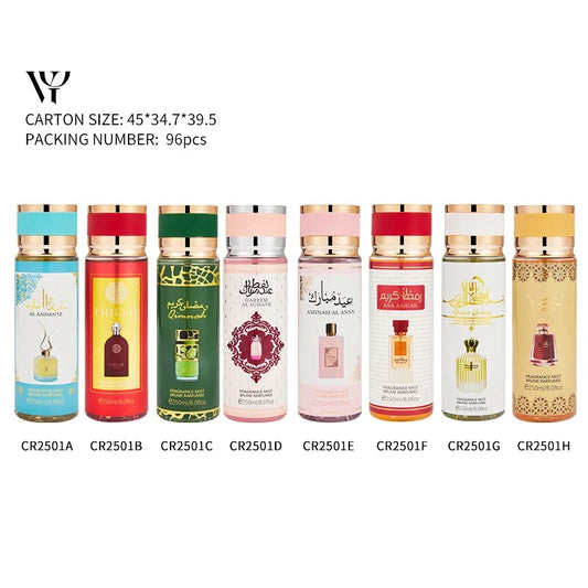 Arabic body mists(250ml)