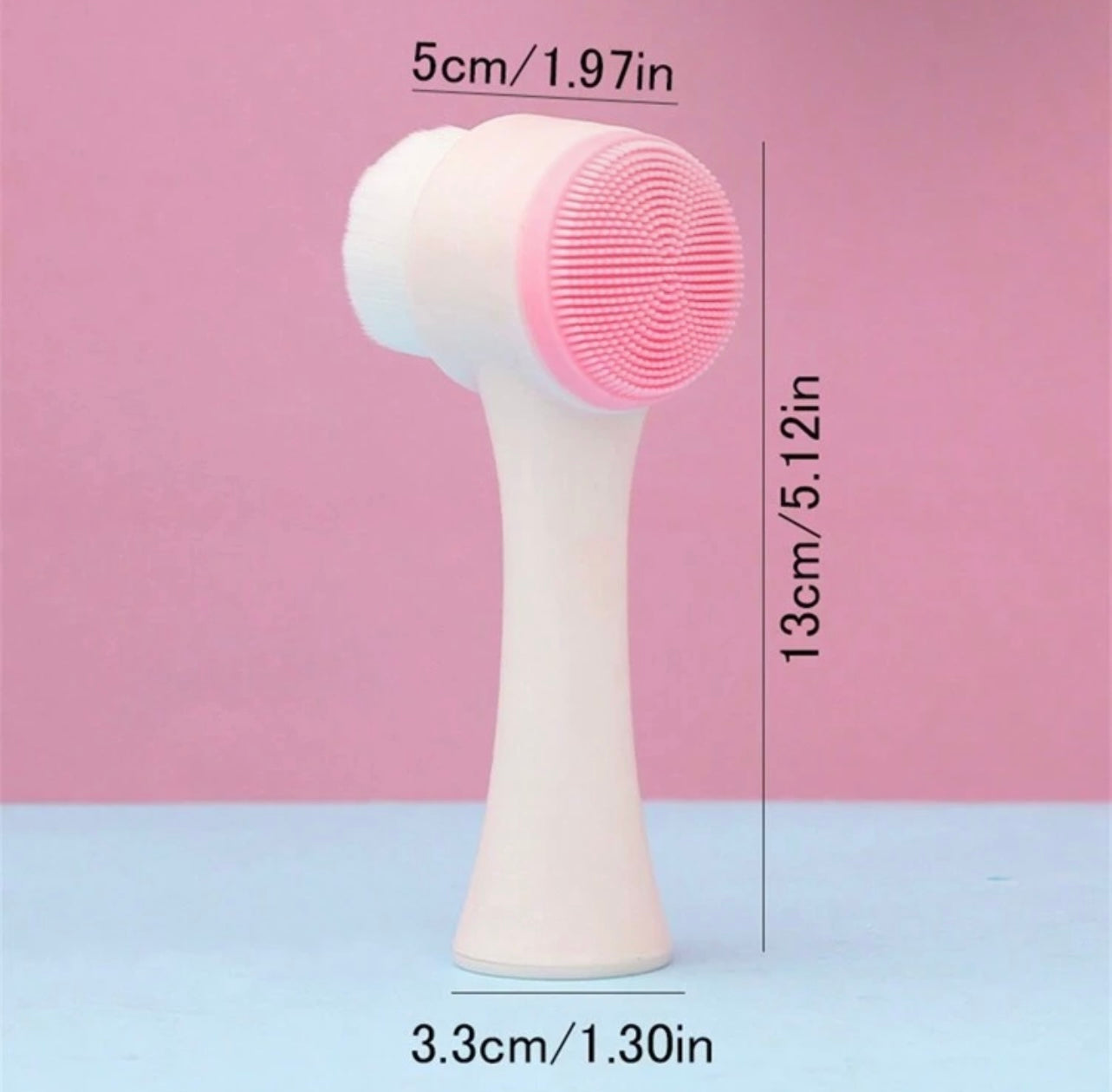 2 in 1 facial brush