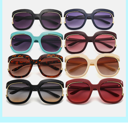 shady round frame sunglasses