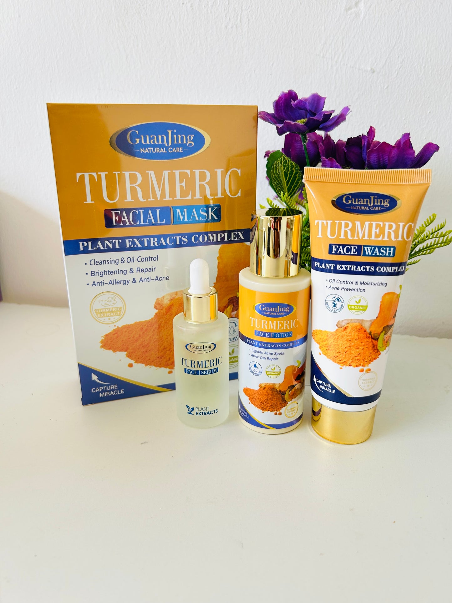 Tumeric face combo