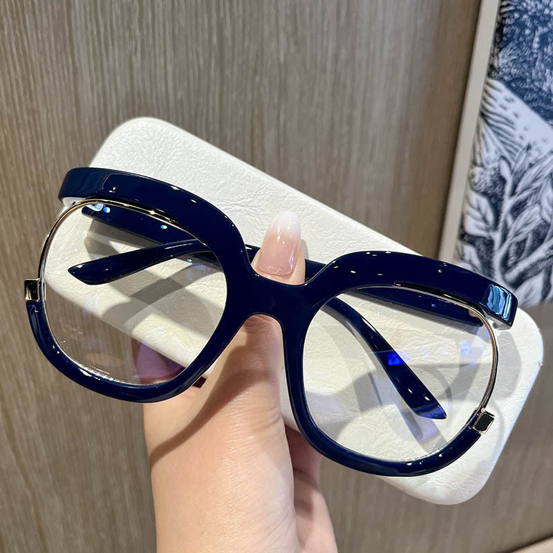 Large round frame sunglasses