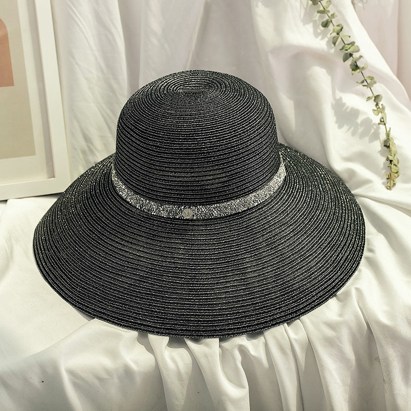 Breathable diamond embeded hats