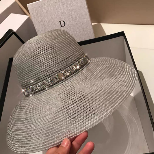 Breathable diamond embeded hats