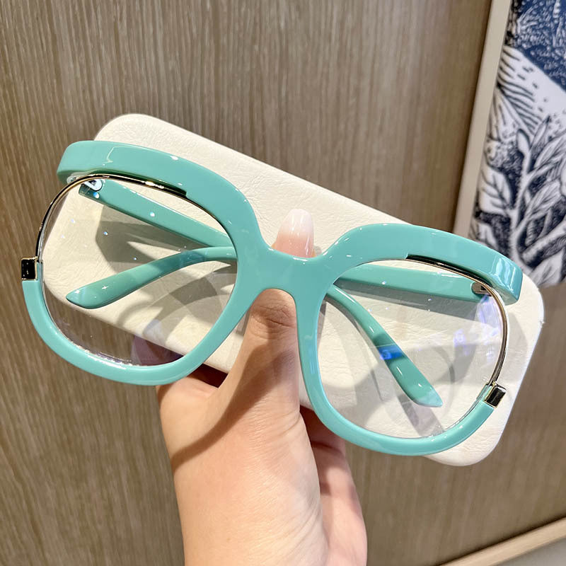 Large round frame sunglasses