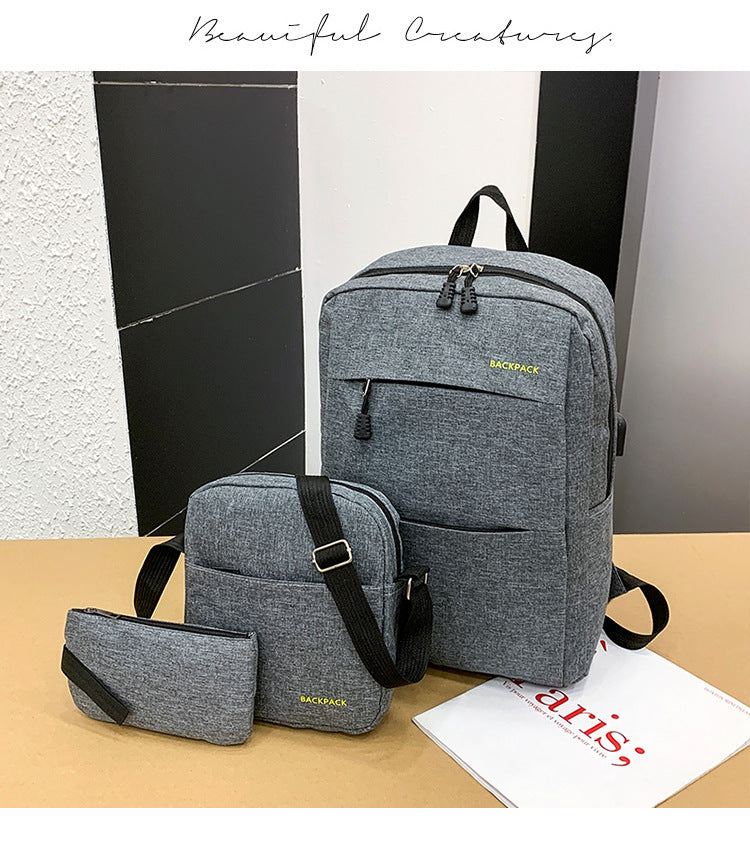 3 pcs backpack sets