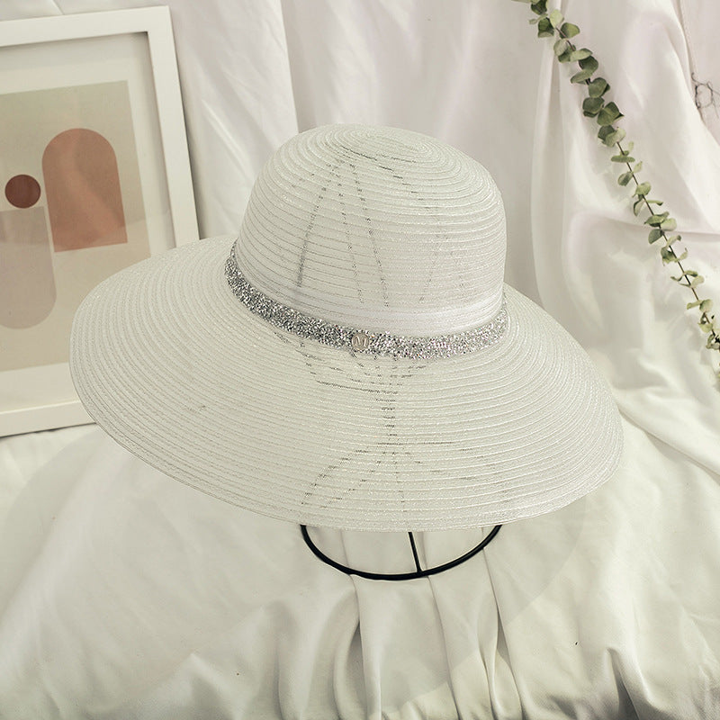 Breathable diamond embeded hats